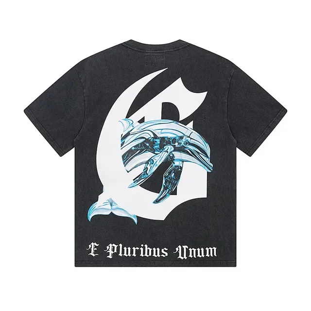 Black Oversized Graphic Print T-Shirt 3