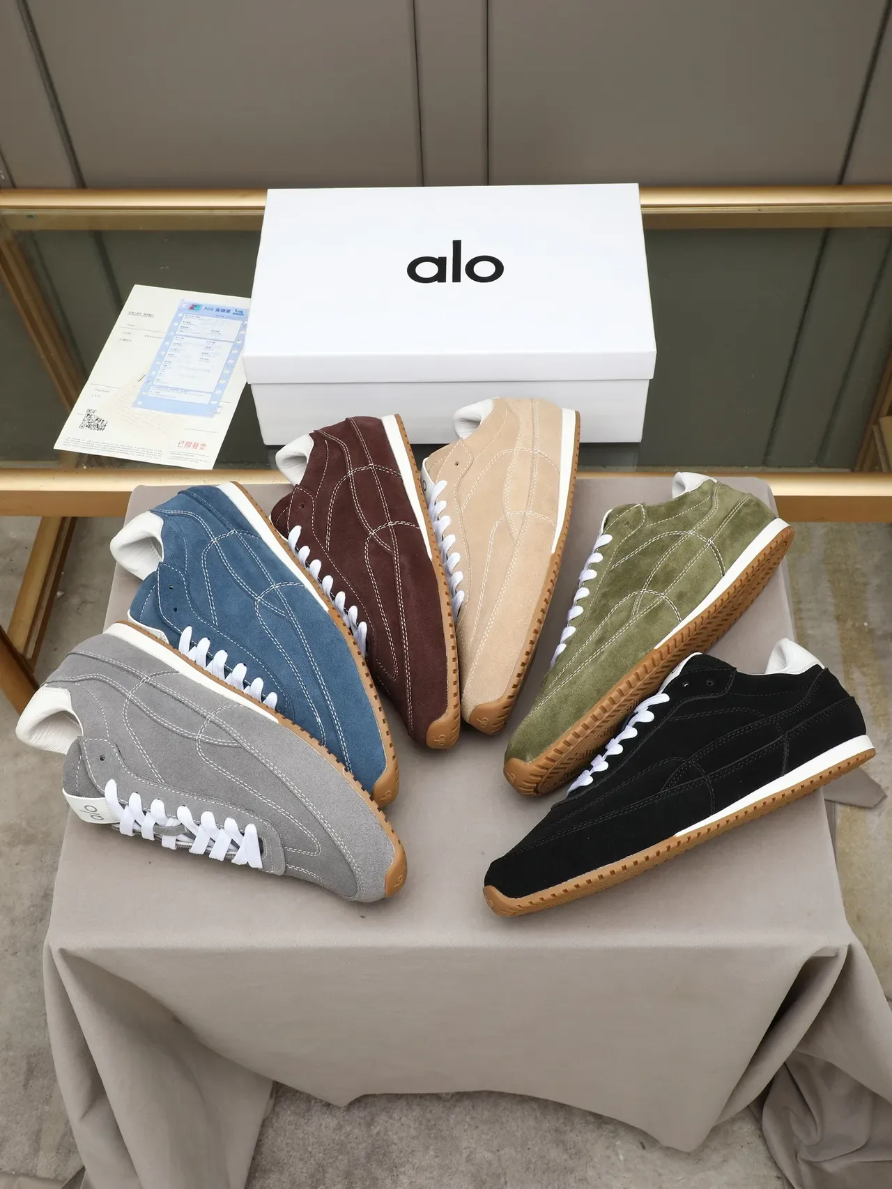 Black White Suede Upper Laces And Heel Tab Sneakers 2