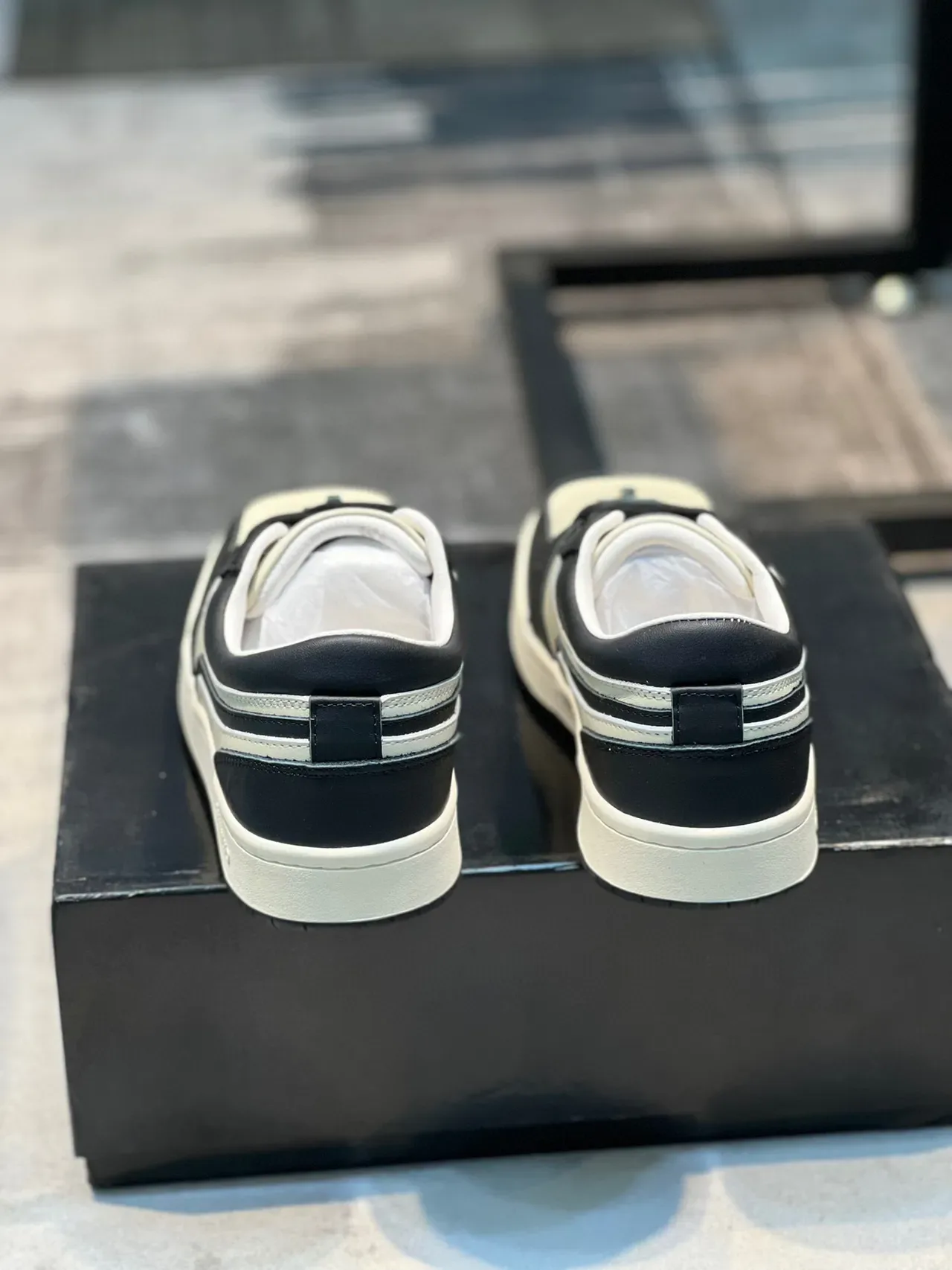 Calvin Luo Panelled Leather Low-Top Lifestyle Sneaker 3