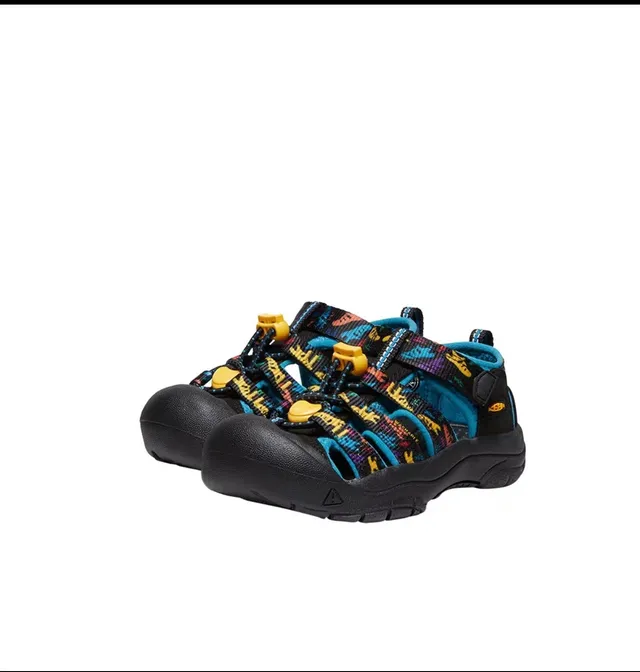 Camouflage-Print Multi-Strap Toggle-Closure Casual Sandals 13