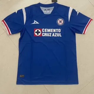 Charly Home Blue Red Performance-Fit Short-Sleeve Jersey