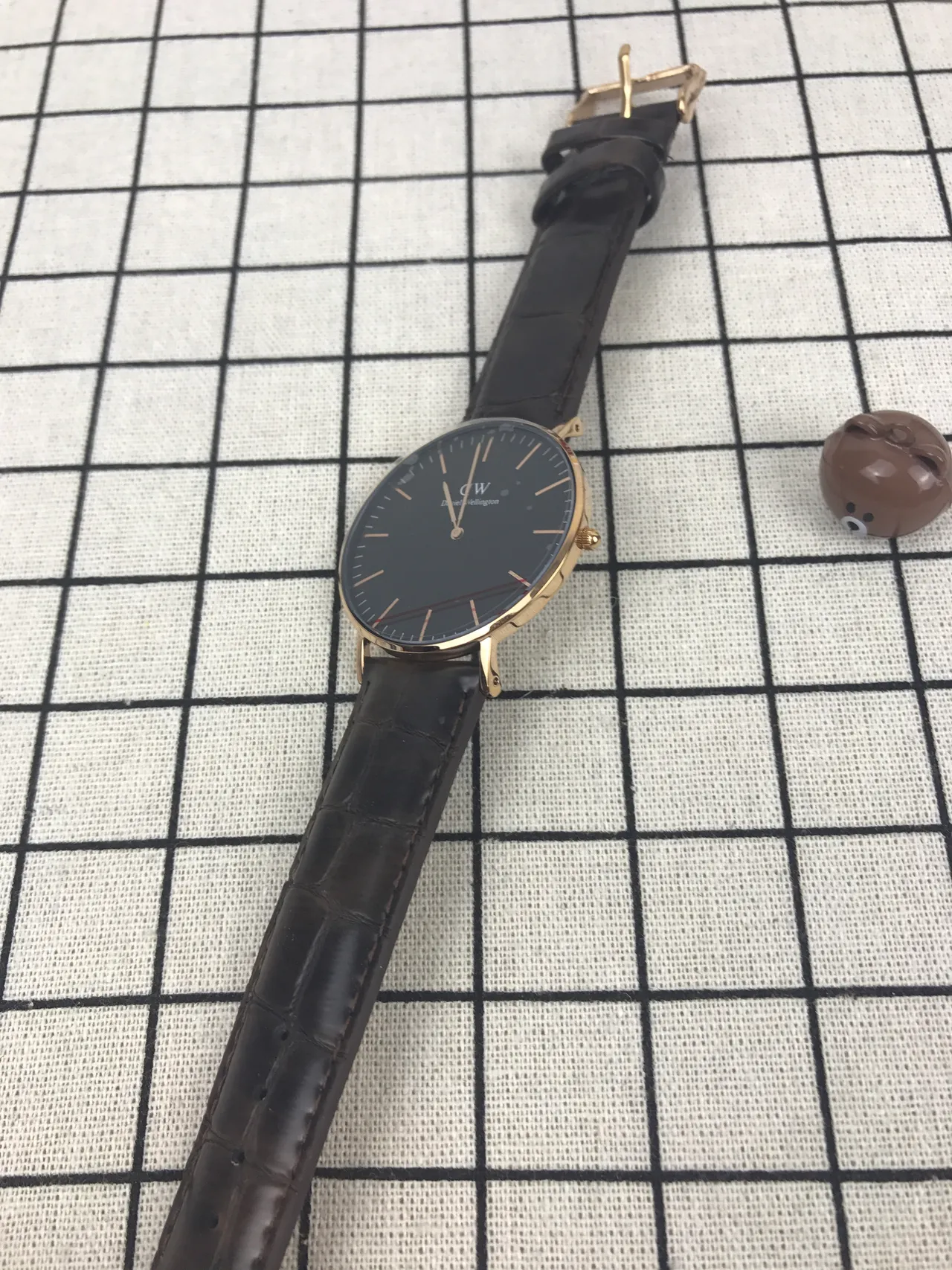 Daniel Wellington Classic Black Dial Gold-Tone Quartz Watch 3