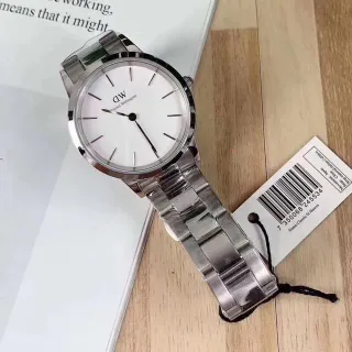 Daniel Wellington Classic St Mawes चांदी सफेद क्वार्ट्ज घड़ी