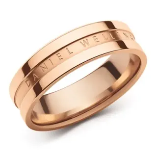 Daniel Wellington Engraved Rose Gold Minimalist Ring