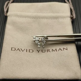 David Yurman Asymmetrical Cluster Stud Earrings