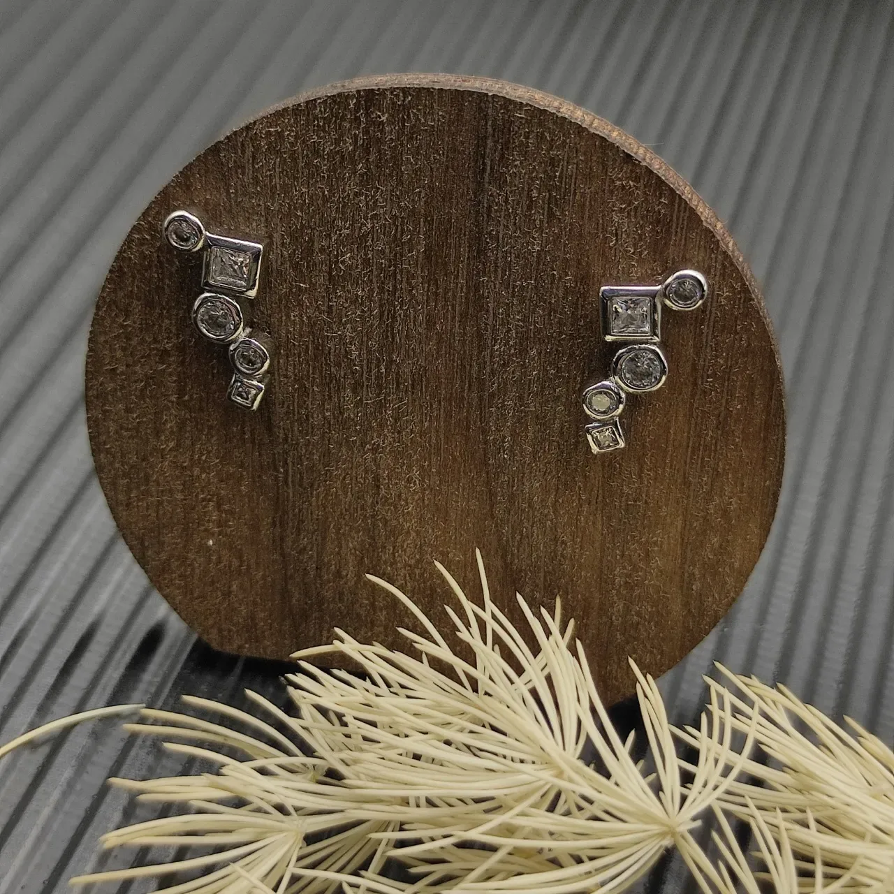 David Yurman Asymmetrical Cluster Stud Earrings 3