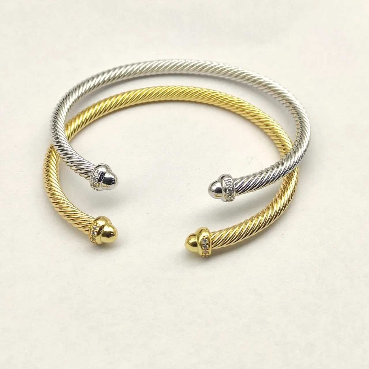 David Yurman Cable Classics Pavé Diamond Terminal Bracelet 4