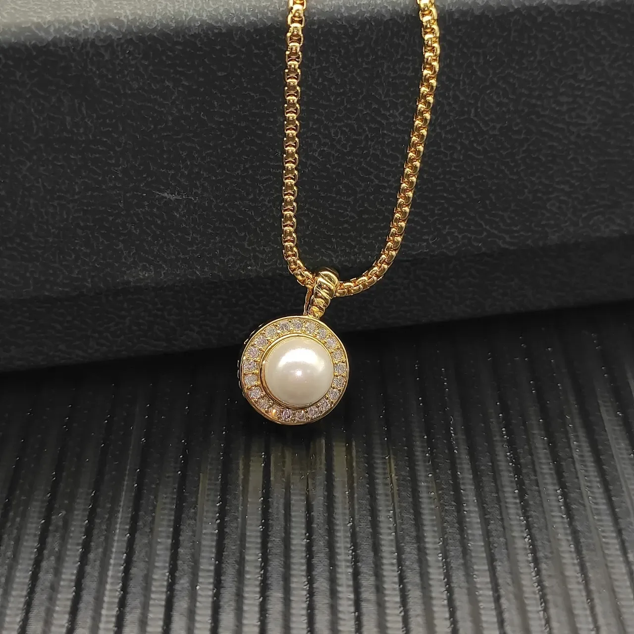 David Yurman Cable Classics Pearl Pendant Necklace 2