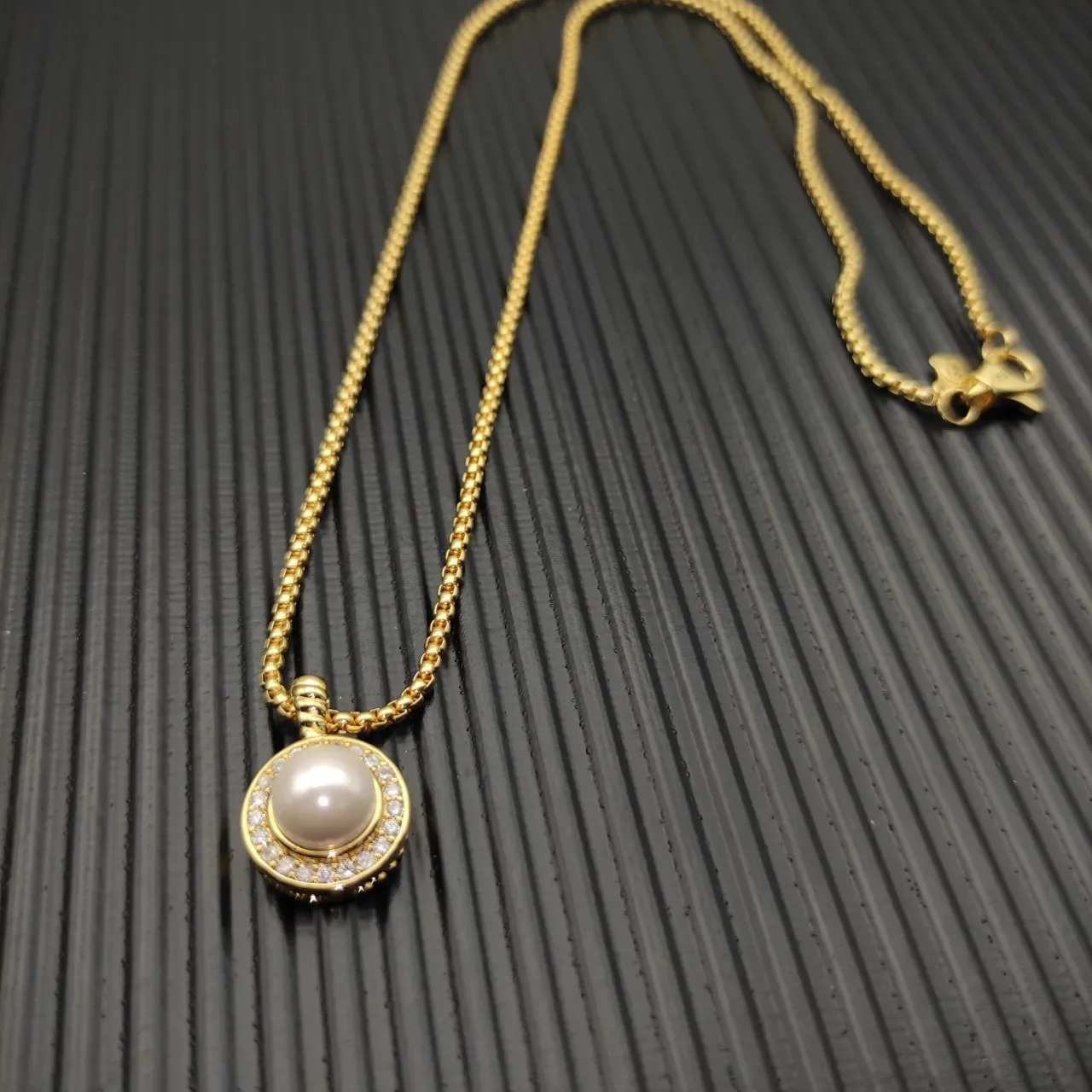 David Yurman Cable Classics Pearl Pendant Necklace 4
