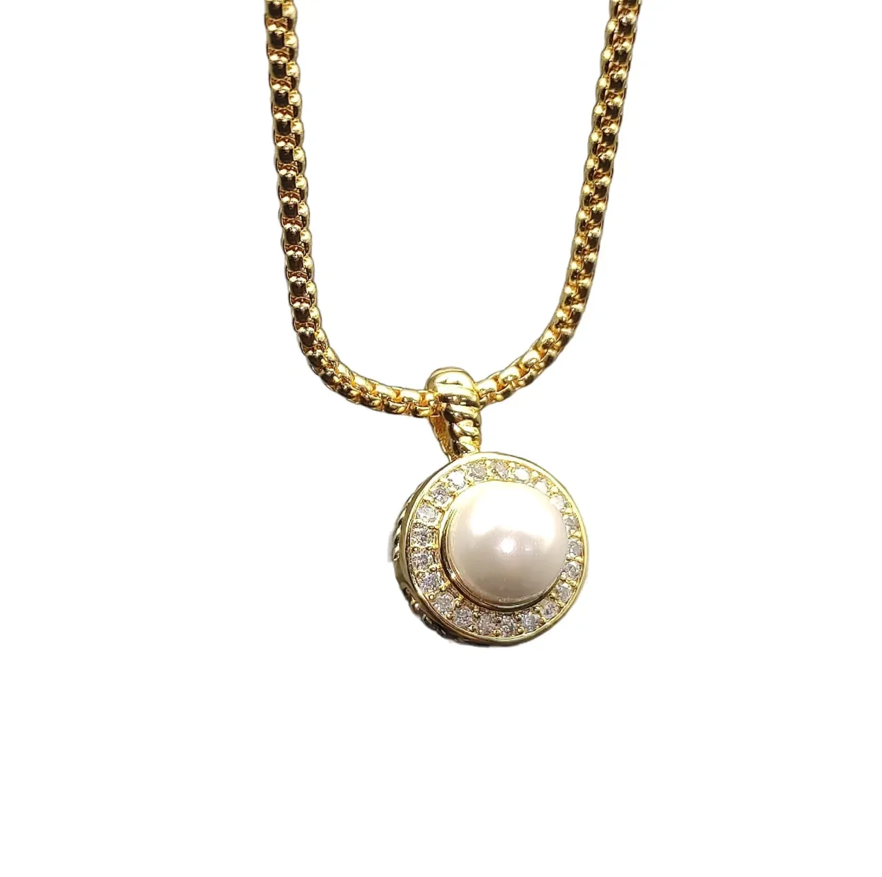 David Yurman Cable Classics Pearl Pendant Necklace 9