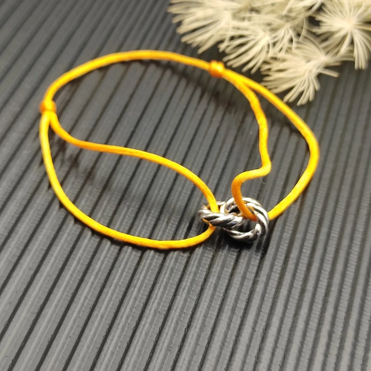 David Yurman Cable Knot Yellow Cord Bracelet 4