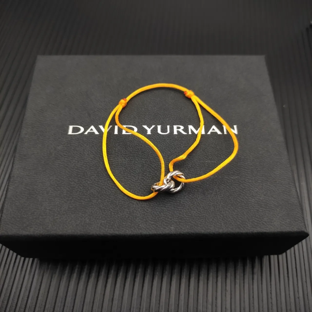 David Yurman Cable Knot Yellow Cord Bracelet 7