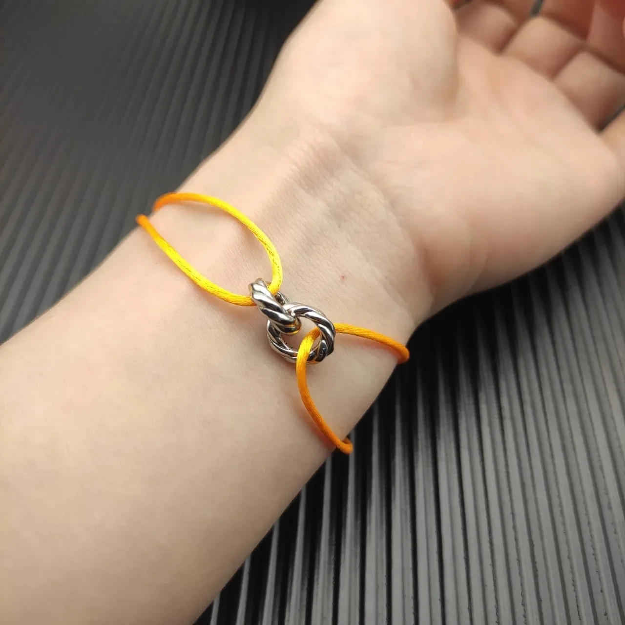 David Yurman Cable Knot Yellow Cord Bracelet 8