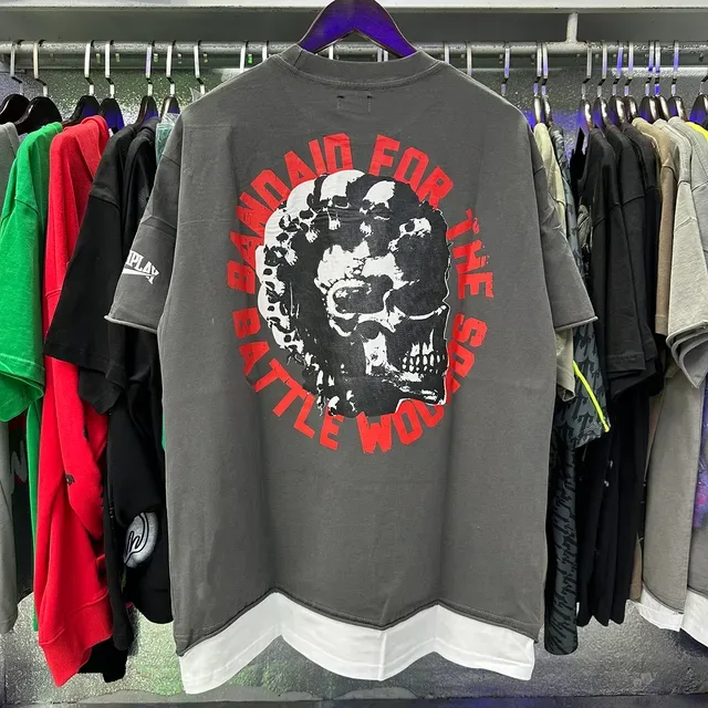 Distressed Graphic Print Oversized T-Shirt 5