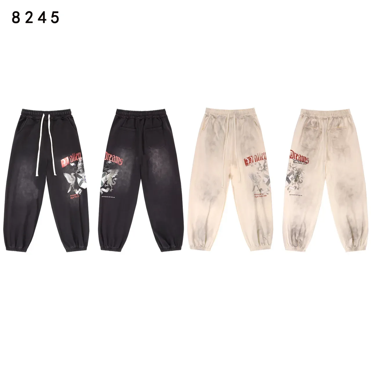 Distressed Graphic-Print Zip-Up Hoodie 7