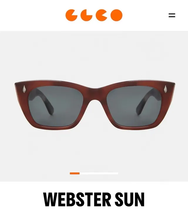 GLCO Webster Sun Black Acetate Angular Cat-Eye Sunglasses 2
