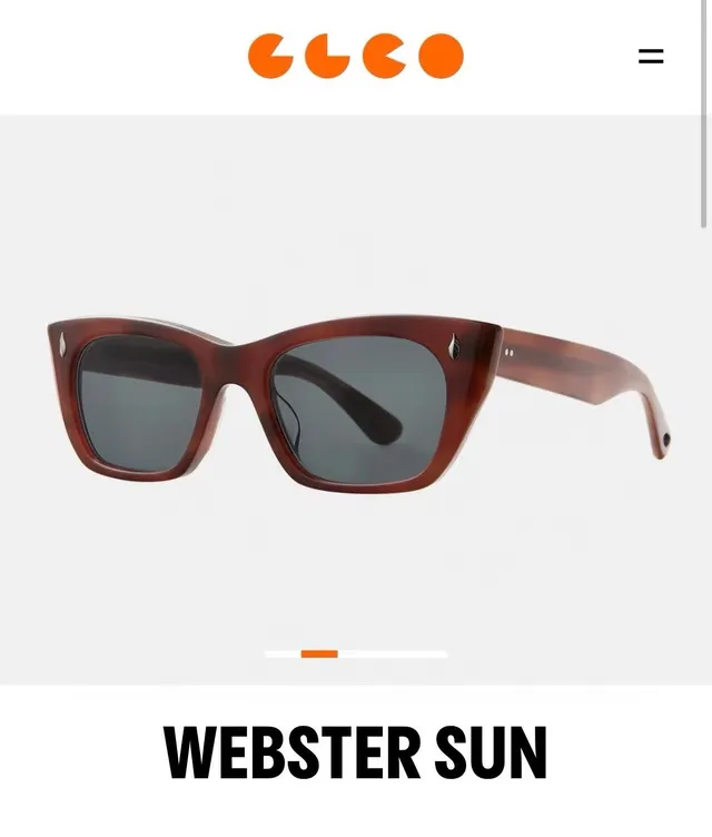GLCO Webster Sun Black Acetate Angular Cat-Eye Sunglasses 3