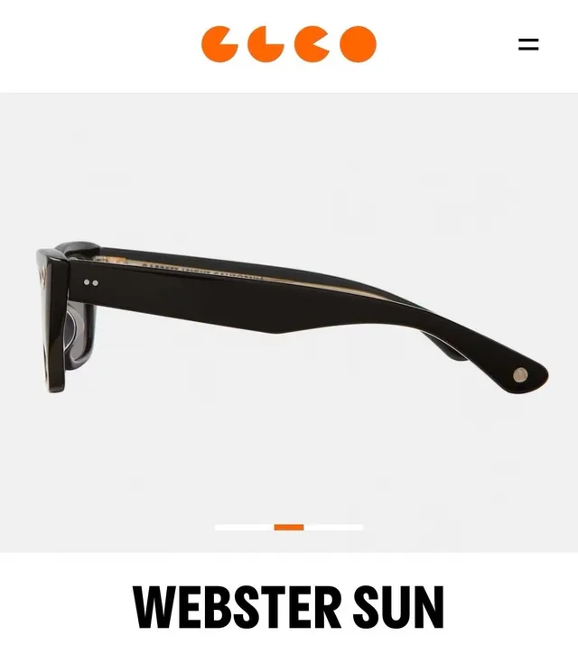 GLCO Webster Sun Black Acetate Angular Cat-Eye Sunglasses 7