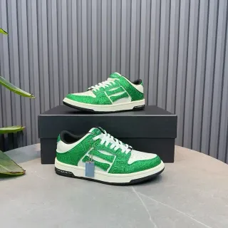 Zapatillas lifestyle low-top en verde glitter y blanco