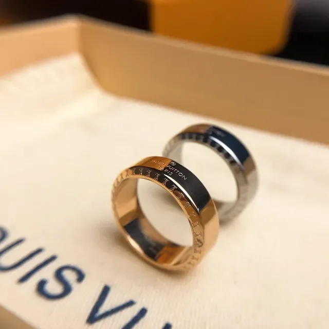 Gold and Silver Engraved Band Rings 3