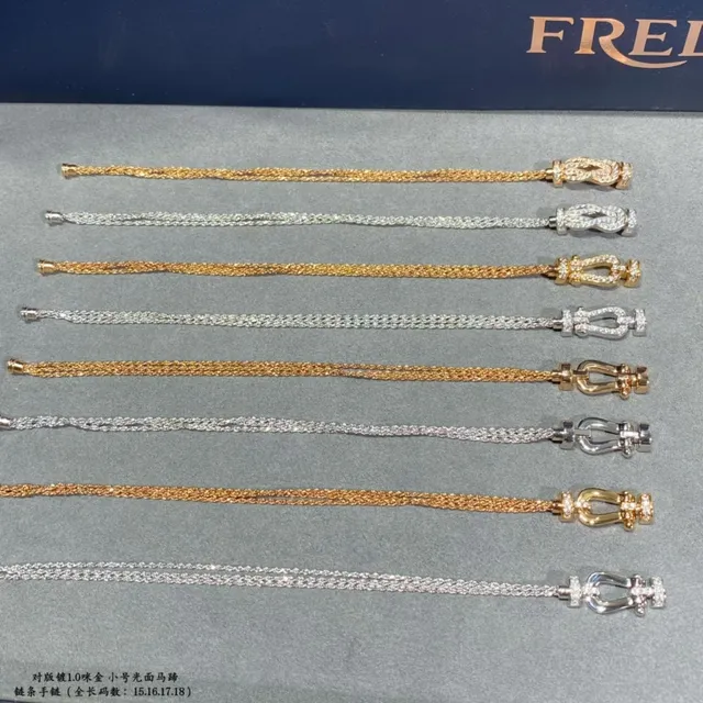 Gold and Silver Horsebit Clasp Chain Bracelets 3