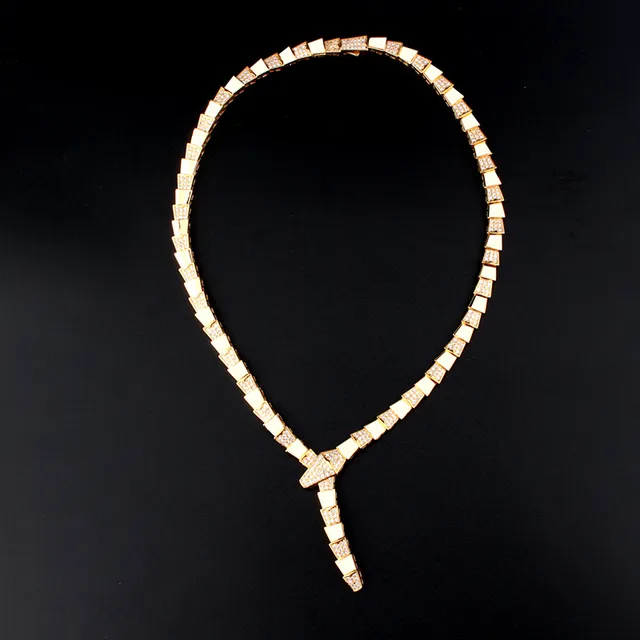 Gold and Silver Tone Pavé Articulated Y-Clasp Necklaces 8