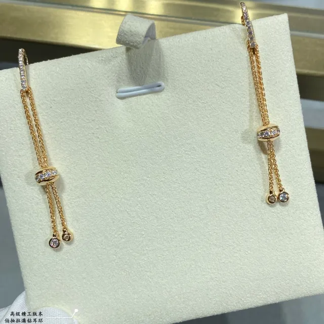 Gold and Silver Tone Pavé Tassel Drop Earrings 3