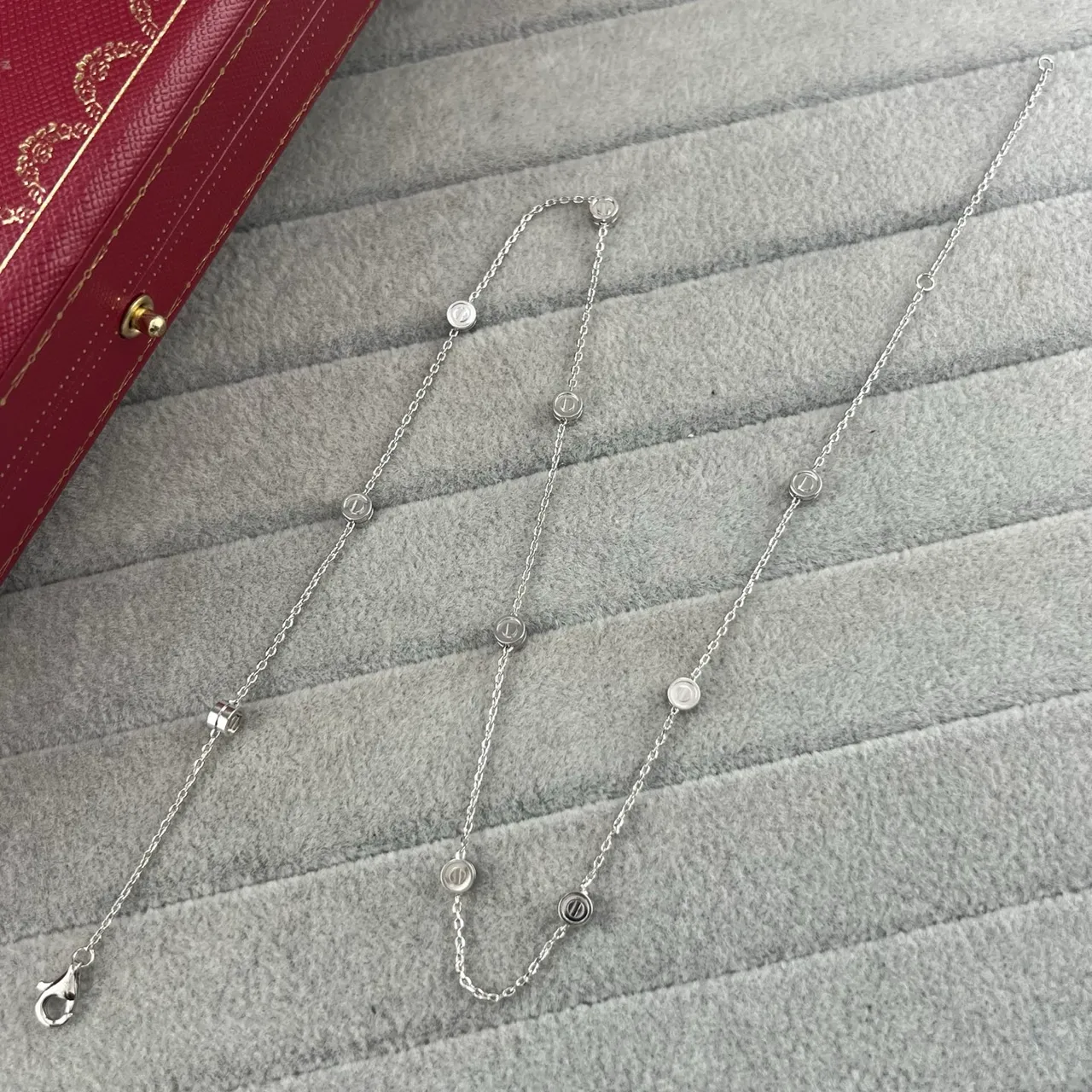 Gold Silver Rose Gold Disc Charm Chain Necklaces 3