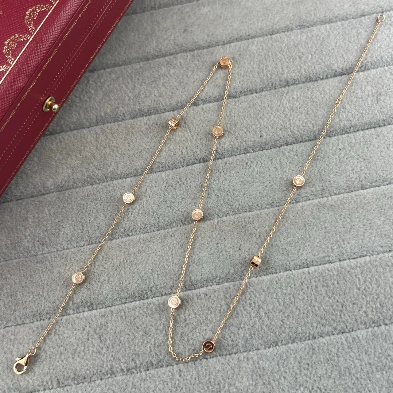 Gold Silver Rose Gold Disc Charm Chain Necklaces 4