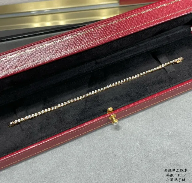 Gold Silver Thin Bangle Bezel-Set Round Stones Bracelet 3