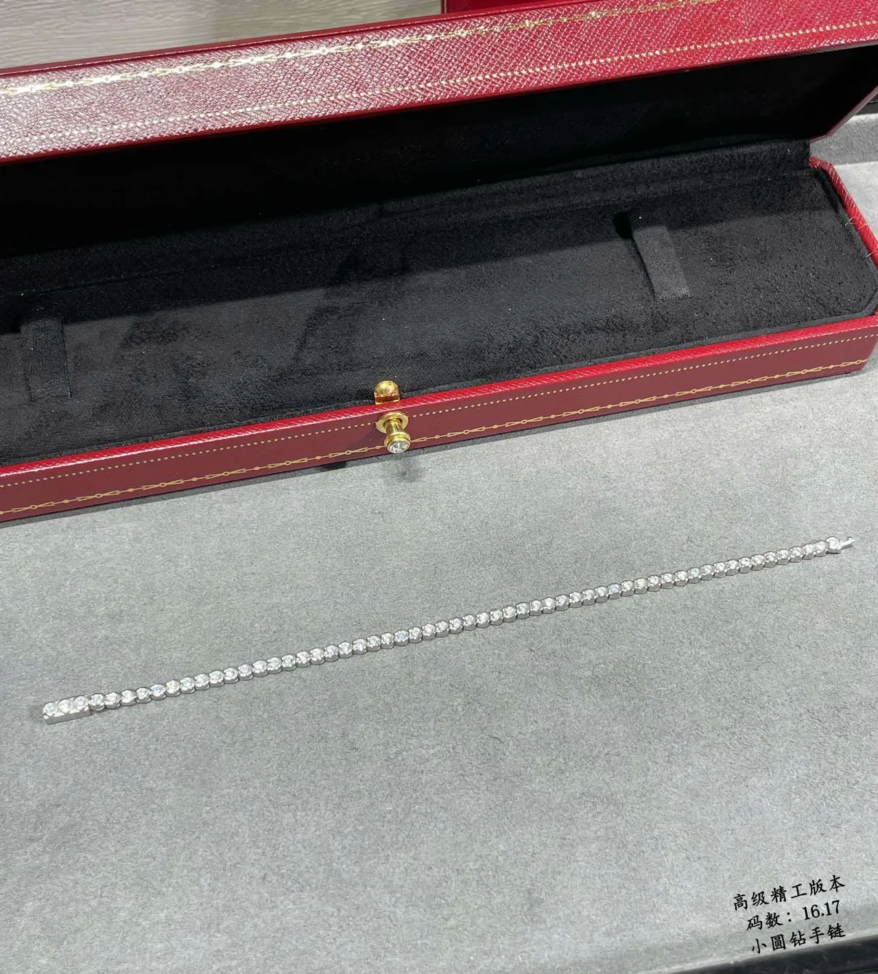 Gold Silver Thin Bangle Bezel-Set Round Stones Bracelet 6