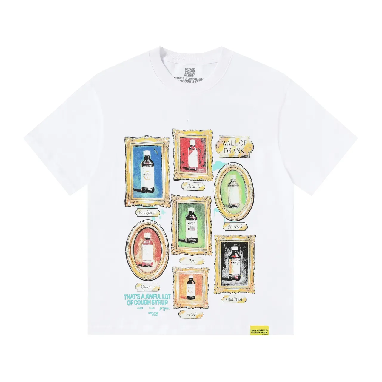 Graphic-Print Crew-Neck Short-Sleeve Art Collage T-Shirt 2