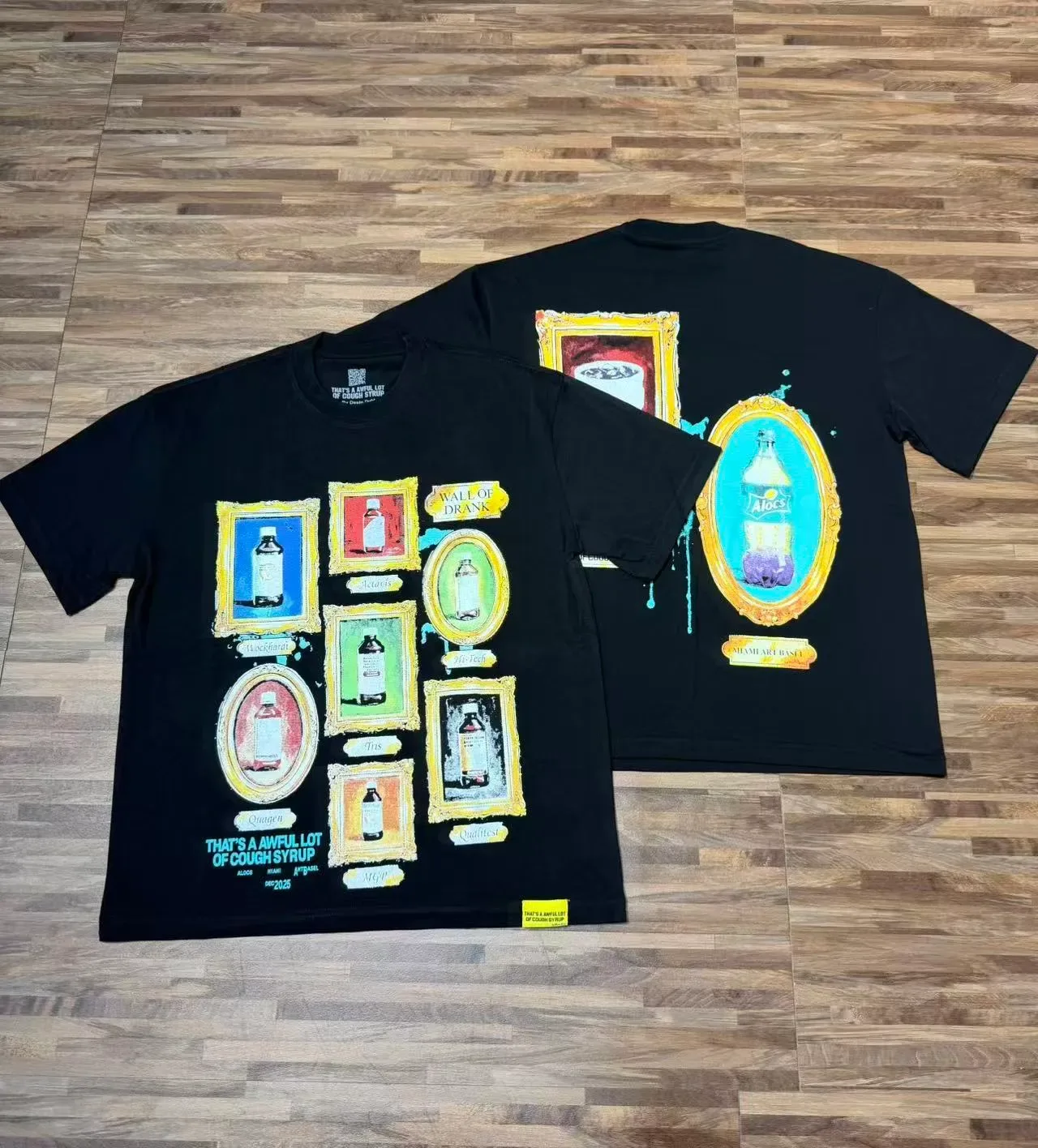 Graphic-Print Crew-Neck Short-Sleeve Art Collage T-Shirt 8