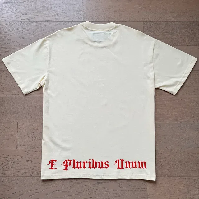 Graphic-Print Distressed Statue of Liberty Motif T-Shirt 7