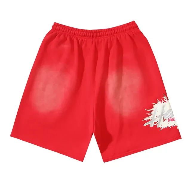 Graphic-Print Drawstring-Waist Oversized Shorts 7