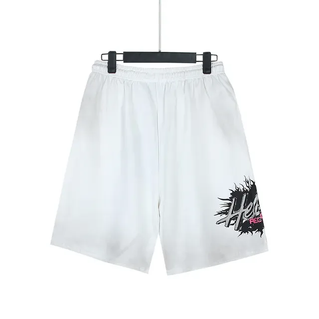 Graphic-Print Drawstring-Waist Oversized Shorts 14