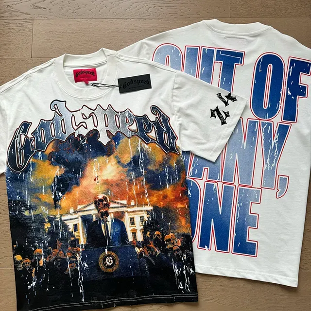 Graphic-Print Oversized Crewneck Short-Sleeve T-Shirt 9