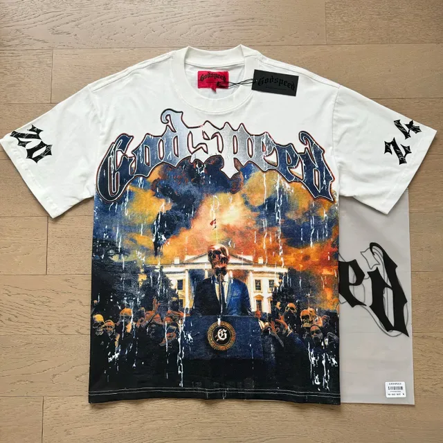 Graphic-Print Oversized Crewneck Short-Sleeve T-Shirt 11