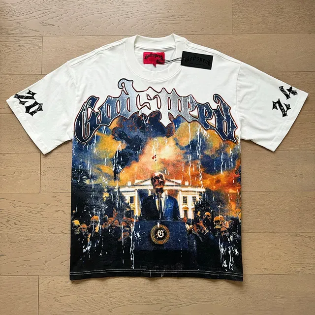 Graphic-Print Oversized Crewneck Short-Sleeve T-Shirt 12