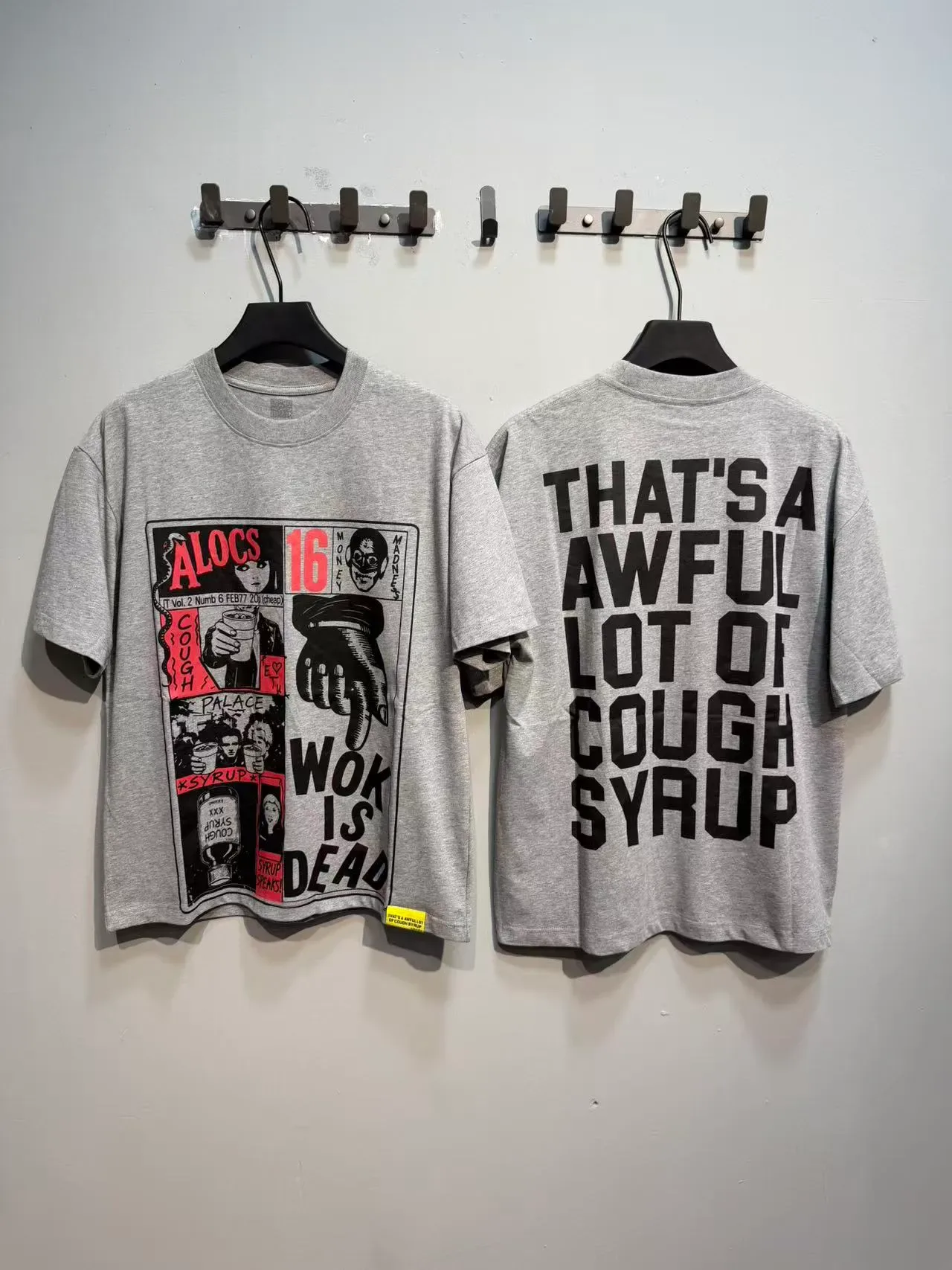 Graphic Print Oversized Crewneck T-Shirt 2