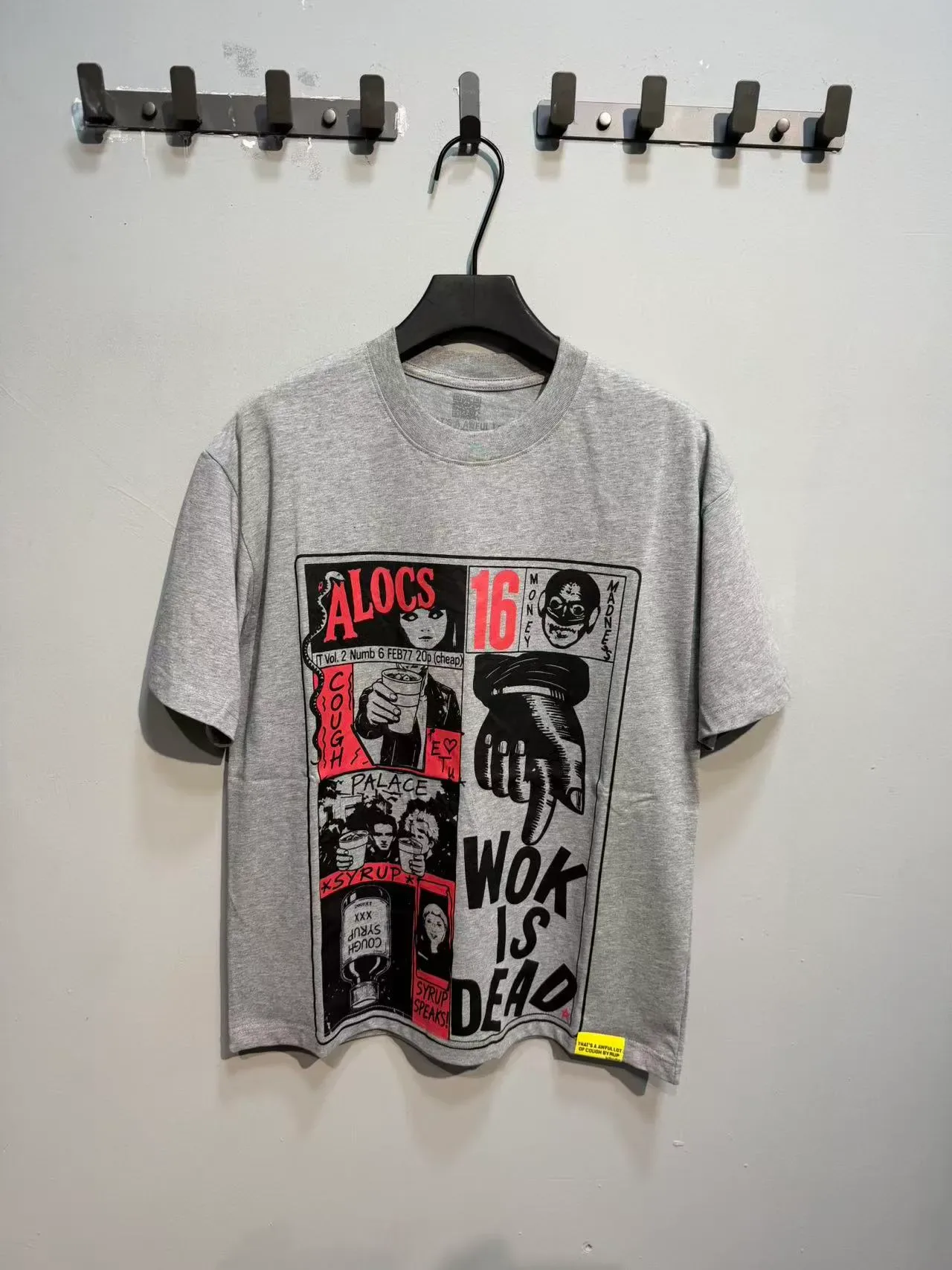 Graphic Print Oversized Crewneck T-Shirt 3