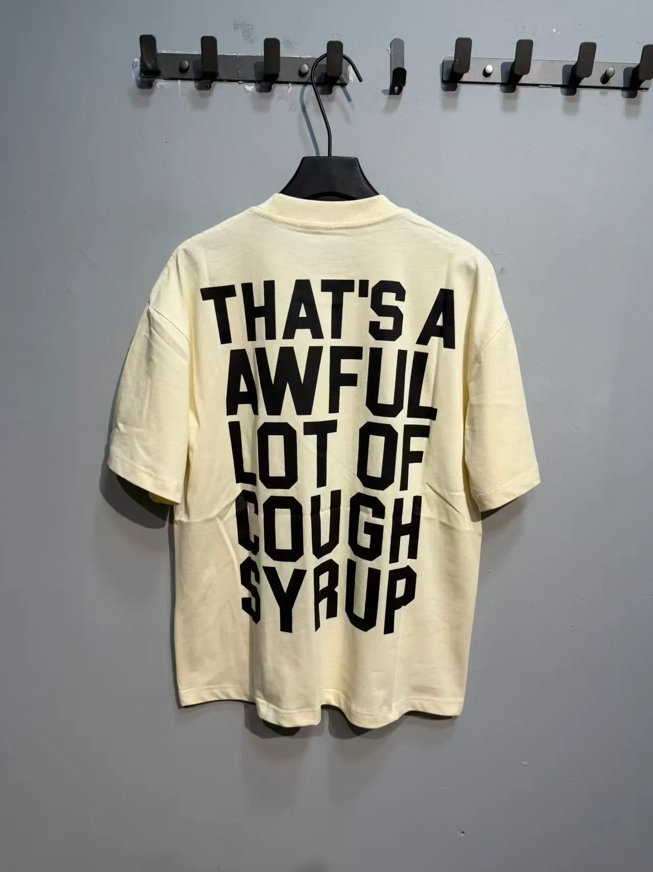 Graphic Print Oversized Crewneck T-Shirt 6