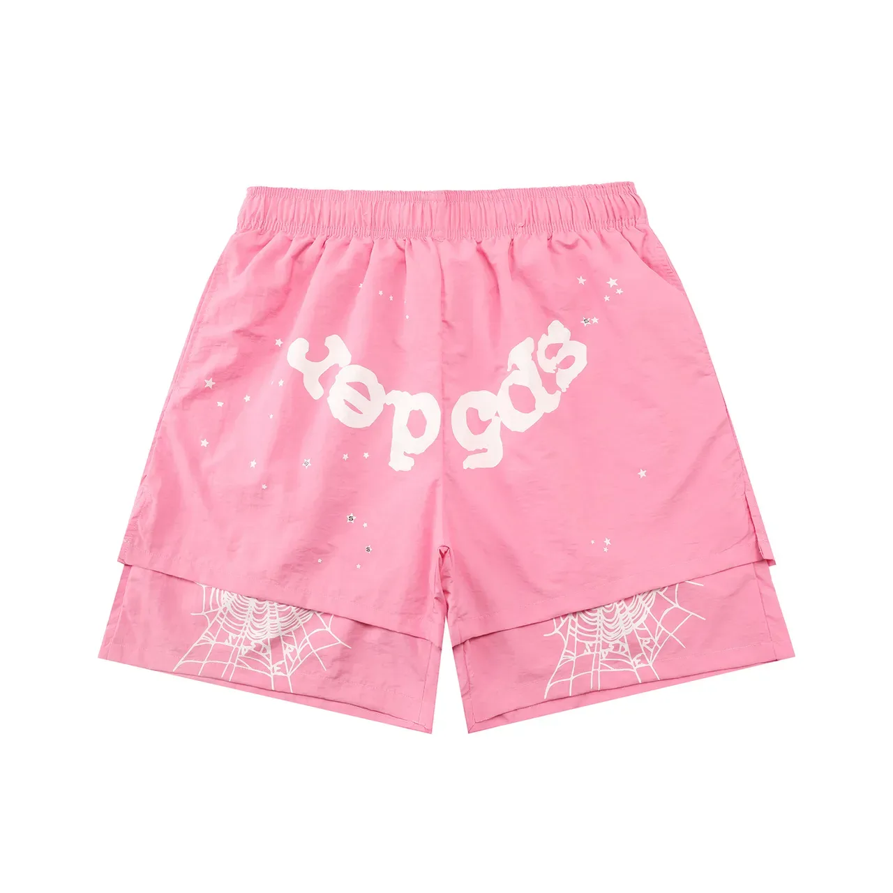 Graphic Print Two-Layer Sport Shorts 5