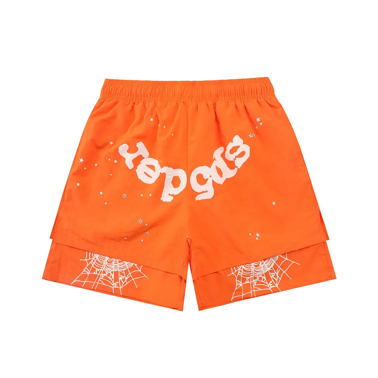 Graphic Print Two-Layer Sport Shorts 9