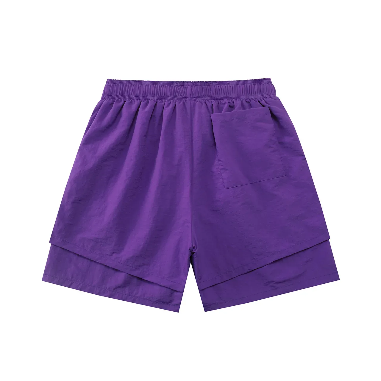 Graphic Print Two-Layer Sport Shorts 11