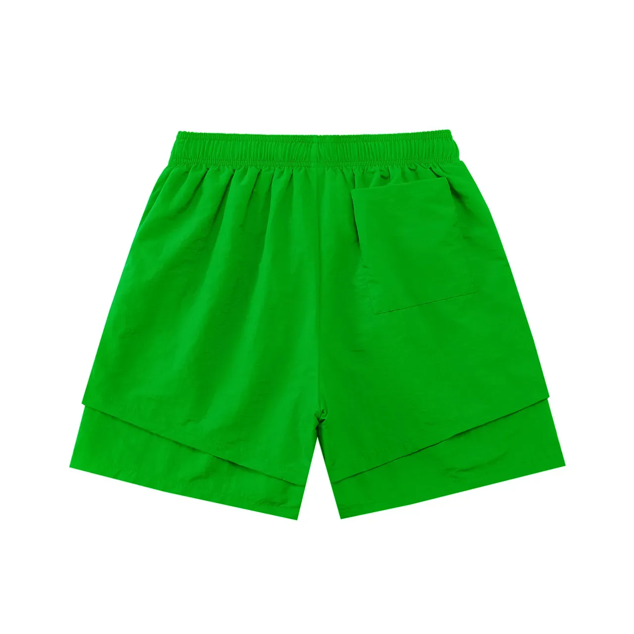 Graphic Print Two-Layer Sport Shorts 15