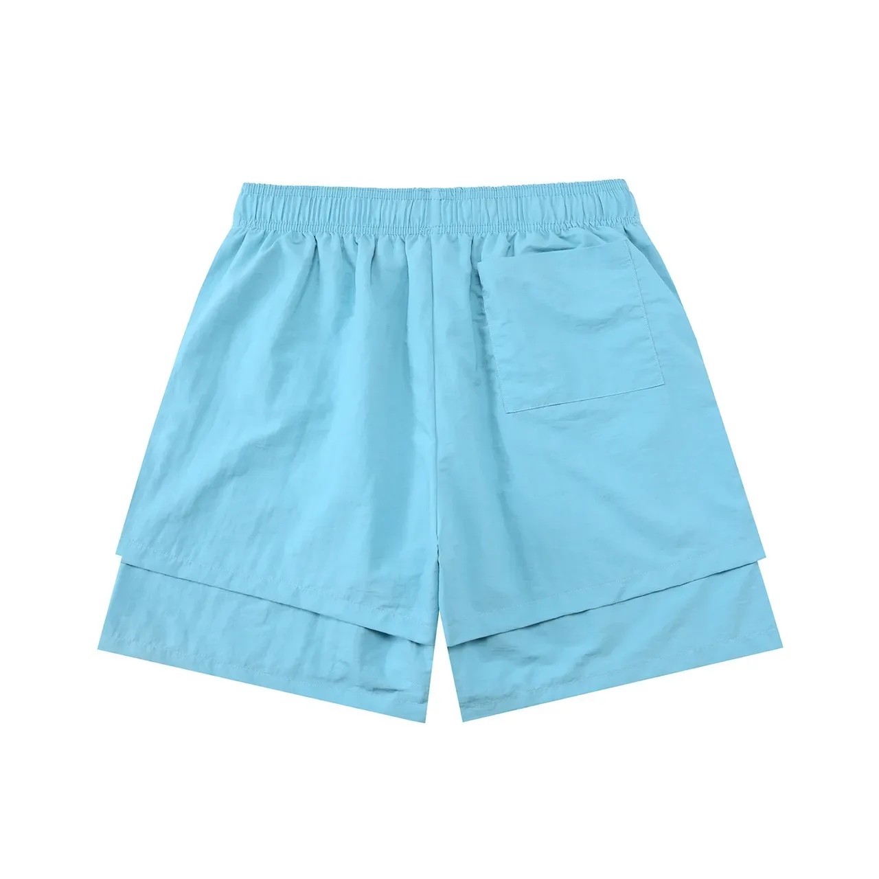 Graphic Print Two-Layer Sport Shorts 16