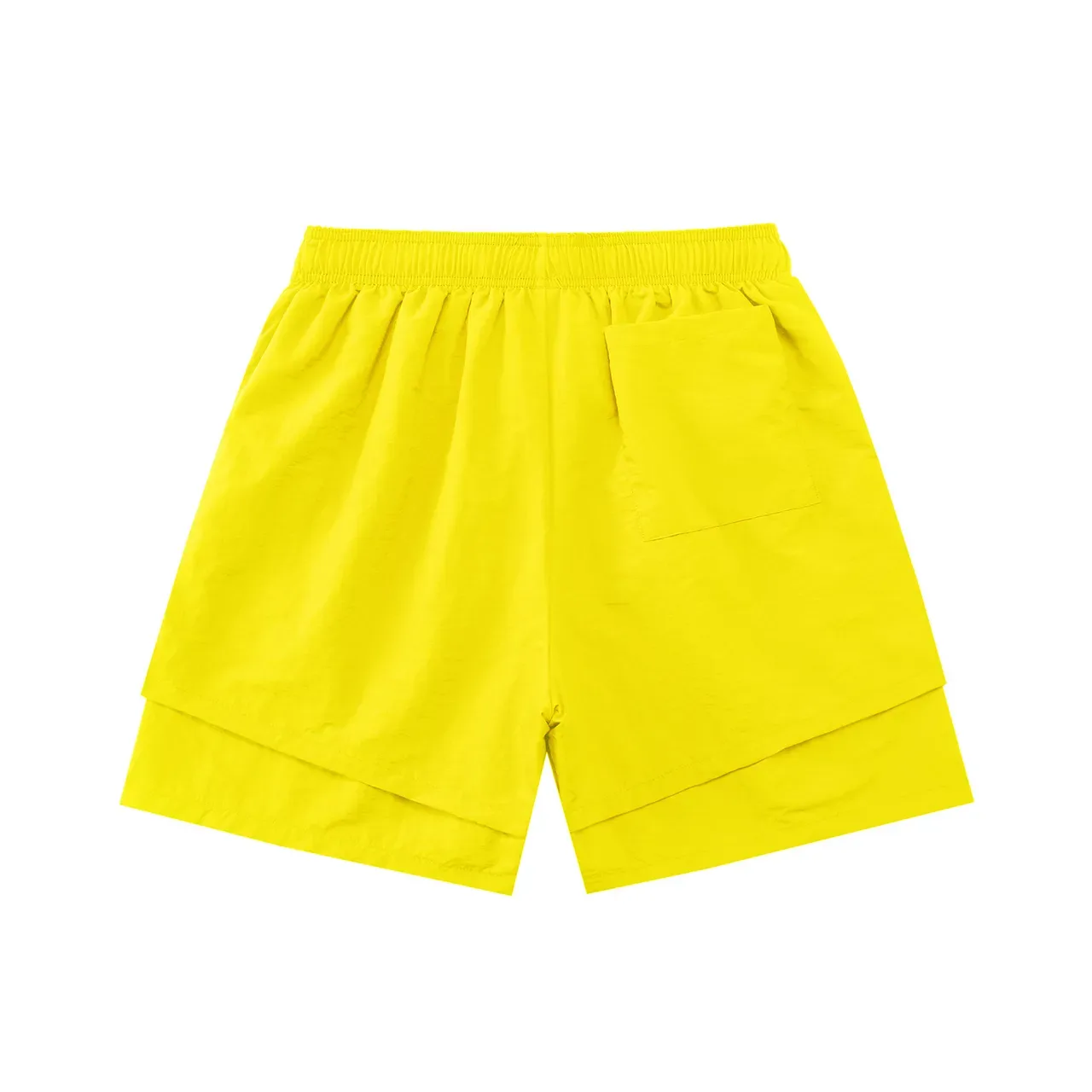 Graphic Print Two-Layer Sport Shorts 18