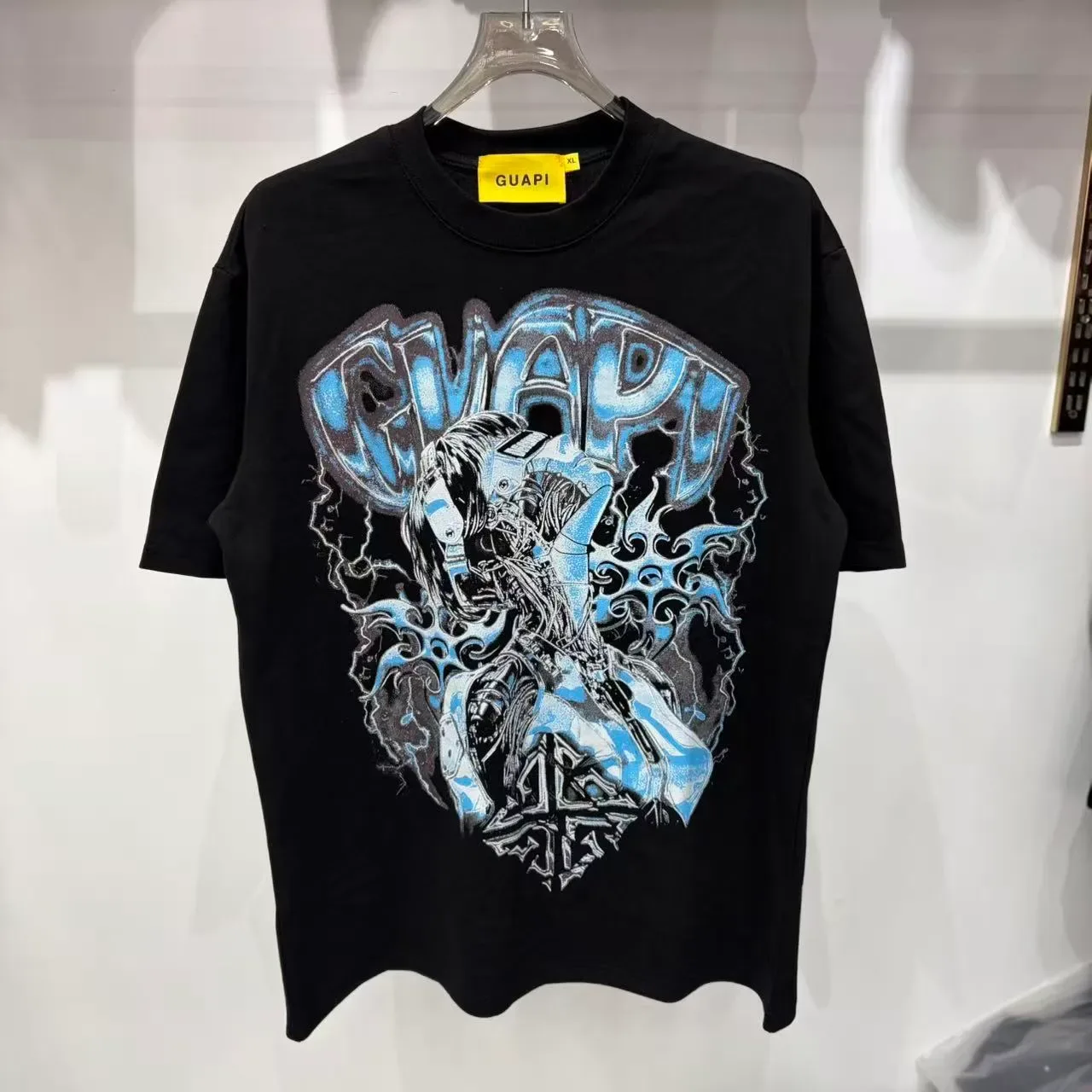GUAPI Graphic-Print Oversized T-Shirt 4