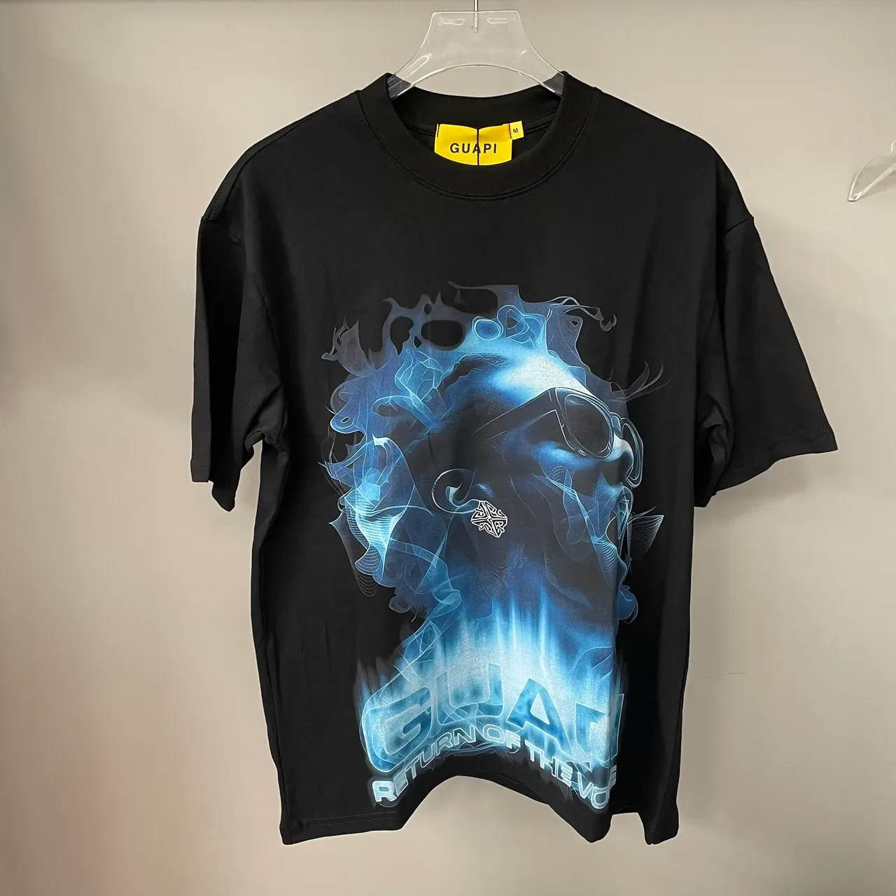 GUAPI Return of the Voice Graphic Print Black T-Shirt 5